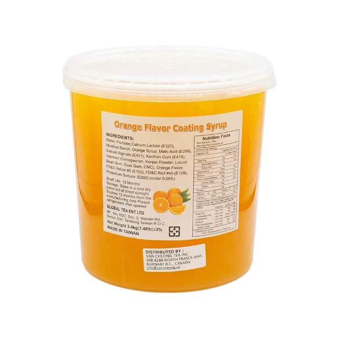 Orange Popping Boba
