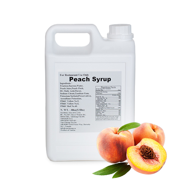 BT VC  PEACH SYRUP CAN