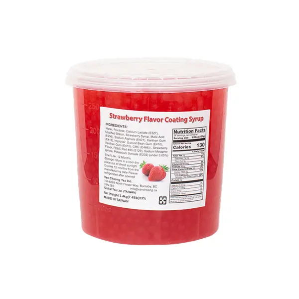 Strawberry Popping Boba