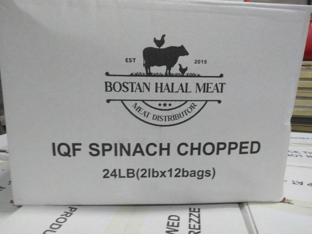 [00183] Spinach Chopped IQF 2lbx12