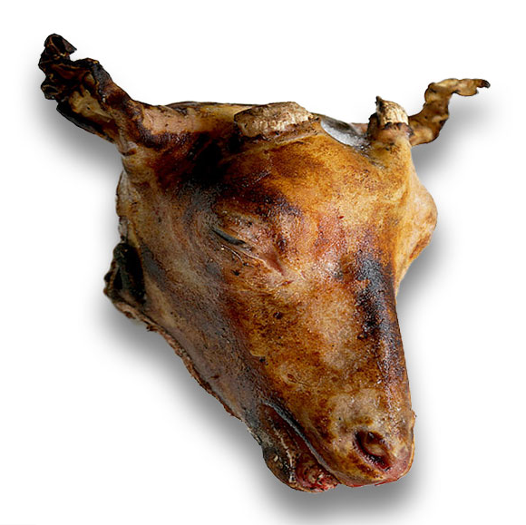 Burnt Lamb Head